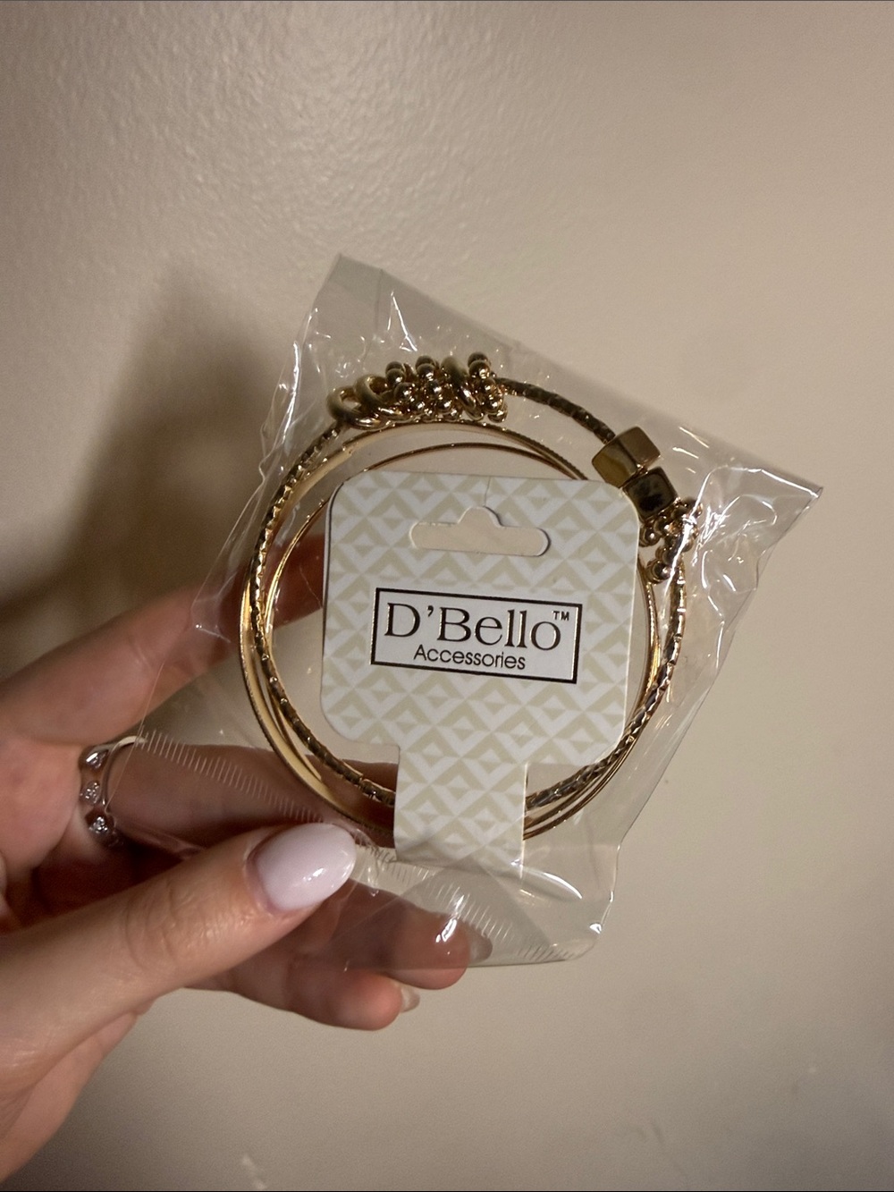D'Bello Bracelet Set Women's Gold-Tone Jewelry